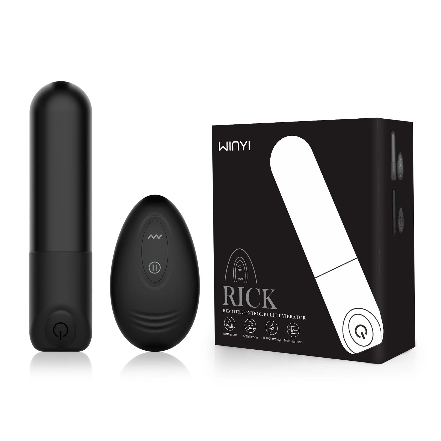 Bala Vibradora Con Control Remoto Winyi Rick WY0562
