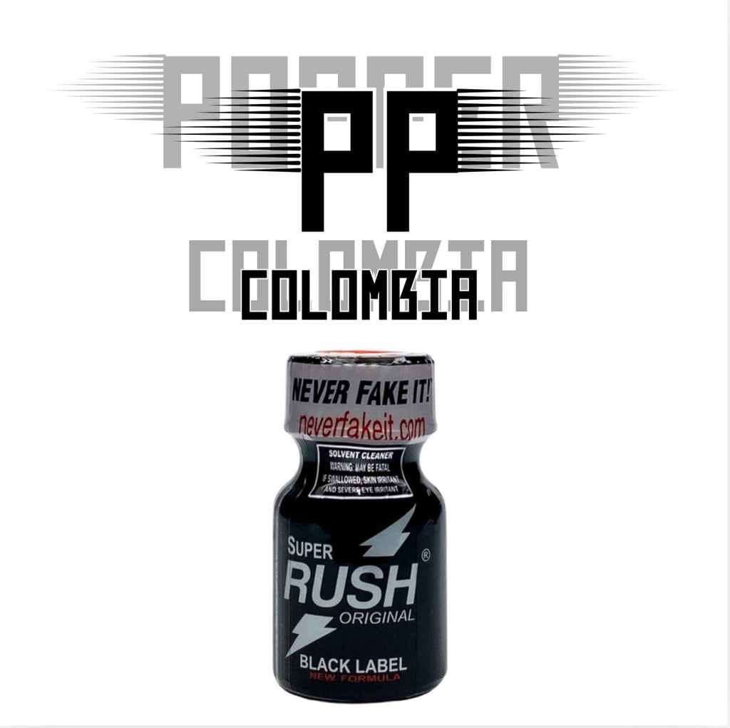 SUPER RUSH BLACK LABEL 10ML X 18 UNIDADES