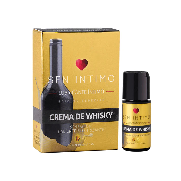 Lubricante Íntimo Crema de Whisky Electrizante 30ml - Sen Íntimo