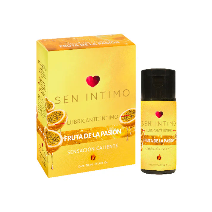 Lubricante Íntimo Caliente con Sabor a Maracuyá 30 ml – Sen Íntimo