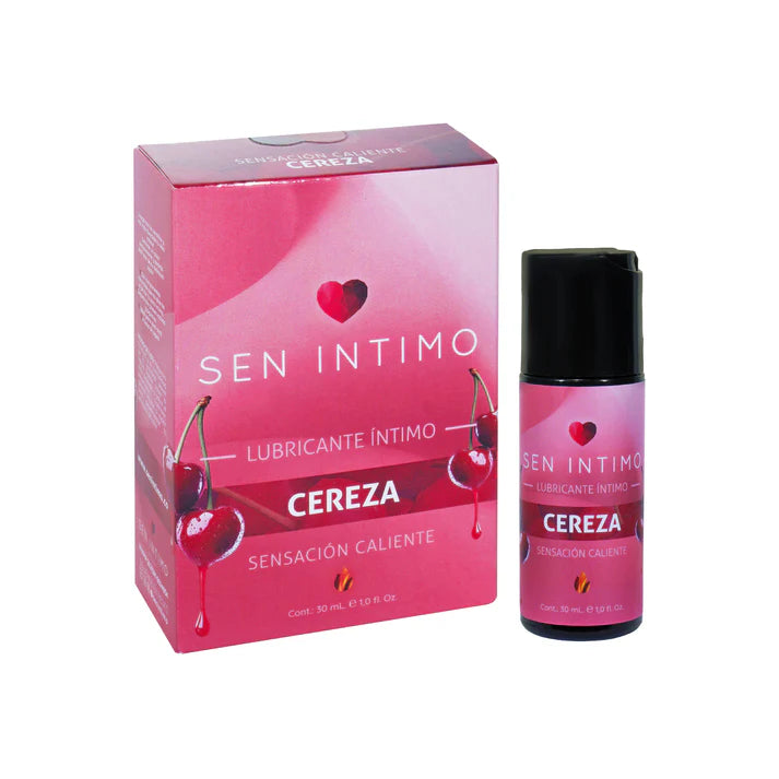 Lubricante Íntimo Caliente con Sabor a Cereza 30 ml – Sen Íntimo